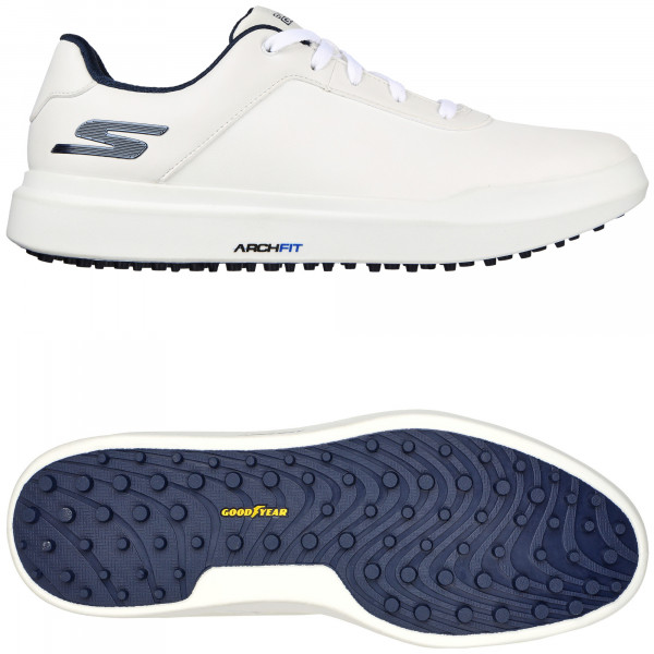 Skechers 24' Drive 5 Herren Golfschuhe, Weiß / Navy