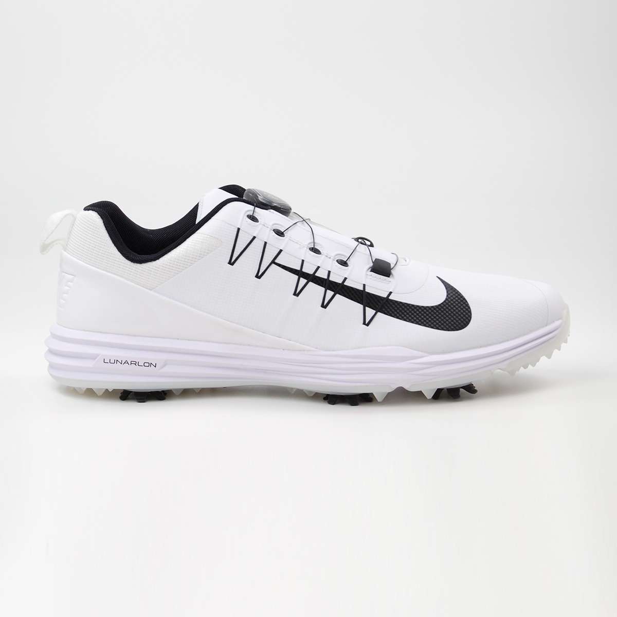 Nike Lunar Command 2 Herren BOA Golfschuhe, Weiß / Schwarz