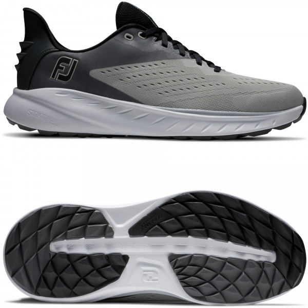 FootJoy Flex XP Herren Golfschuhe, Grau / Weiß