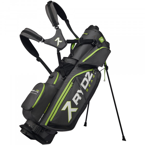 Rydz Gear Quiet Organizer 9 (QO9) Hybrid Standbag, Anthrazit / Grün