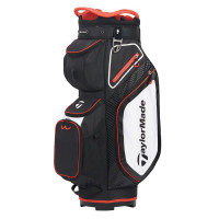 Taylor Made Pro 8.0 Cartbag, Schwarz / Weiß / Rot