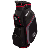 Wilson Staff Lite III Cartbag, Schwarz / Rot / Grau