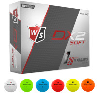 Wilson Staff Dx2 Soft Golfbälle, 12 Stück