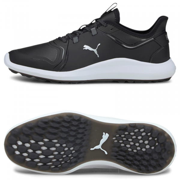 Puma IGNITE FASTEN8 Pro Herren Golfschuhe, Schwarz / Weiß