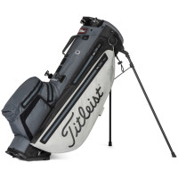 Titleist 2022 Players 4+ StaDry Waterproof Standbag, Grey / Charcoal / Black