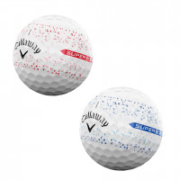 Callaway 2024 SuperSoft 360 Splatter Golfbälle, 12 Stück