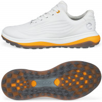 Ecco LT1 Herren Golfschuhe, Weiß / Orange Ecco LT1 Herren Golfschuhe, Weiß / Orange