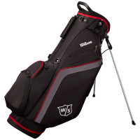 Wilson Staff Lite III Standbag, Schwarz / Rot / Grau