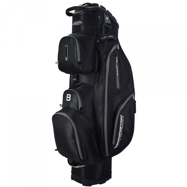 Bennington 2024 Quiet Organizer 14 (QO 14) Water Resistant Cartbag, Schwarz