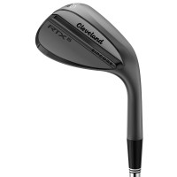 Cleveland RTX6 ZipCore Wedge, Black Satin, Stahlschaft, Herren Rechtshand