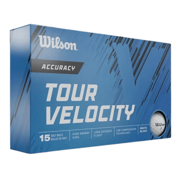 Wilson 2024 Tour Velocity Accuracy Golfbälle, 15 Stück