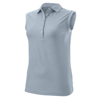 Wilson Staff Authentic Damen Kurzarm Golf Polo, Grau