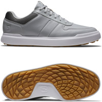 FootJoy 2025 Contour Casual Herren Golfschuhe, Grau / Weiß FootJoy 2025 Contour Casual Herren Golfschuhe, Grau / Weiß
