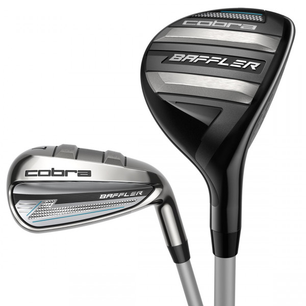 Cobra Baffler Combo Hybrid / Eisenset, Graphitschaft, Damen Linkshand