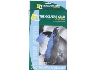 Golfbag Raincover / Regenüberzug, Nylon, Schwarz, mit Tasche