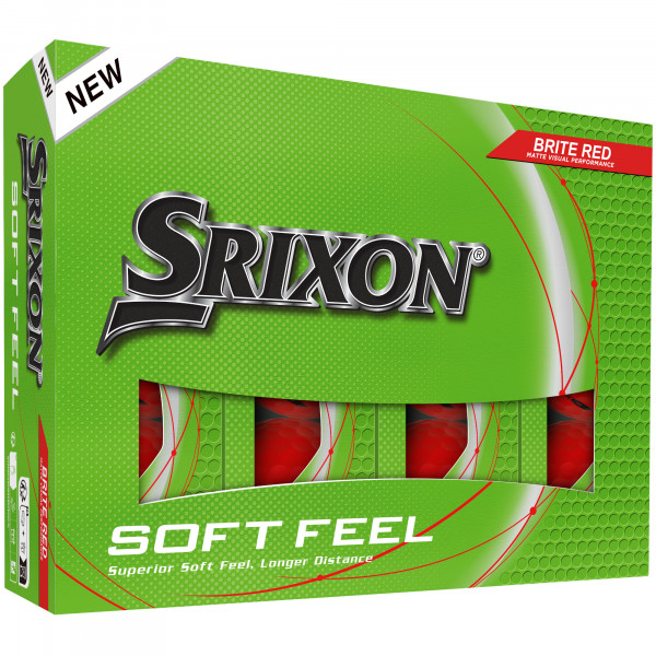 Srixon 2025 Soft Feel Brite Golfbälle, 12 Stück
