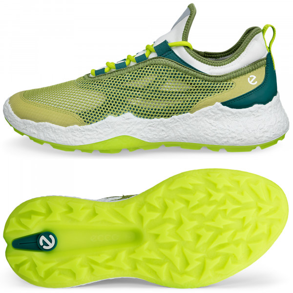Ecco Biom H5 Herren Golfschuhe 2026, Hybrid Mesh, Grün / Weiß