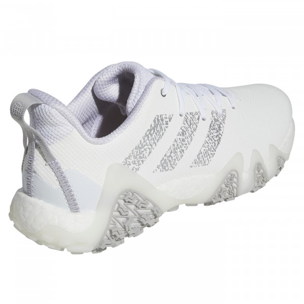 Adidas CodeChaos 2024 Herren Golfschuhe, Weiß / Silbergrau