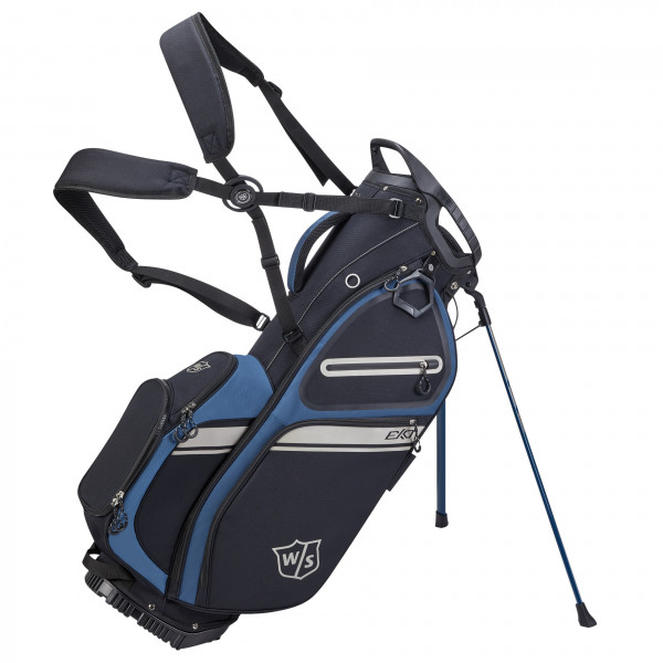 Wilson Staff EXO II Standbag, Schwarz / Blau / Silber