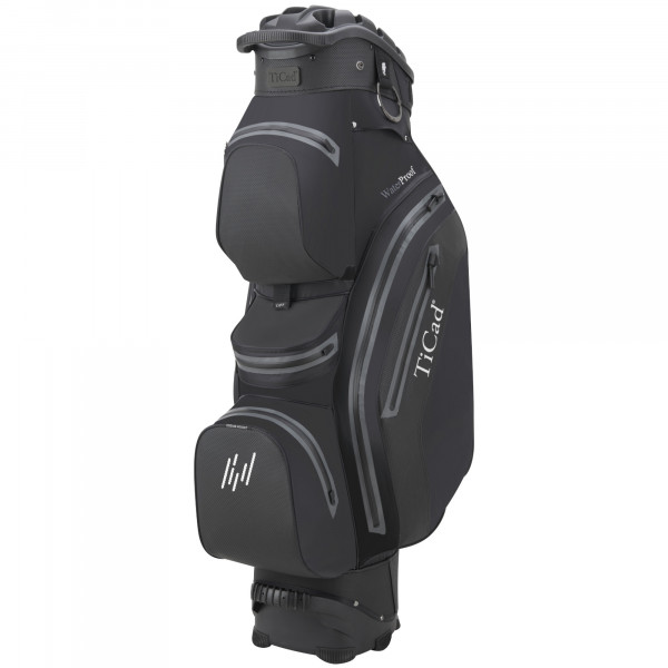 TiCad 2026 QO 14 Premium Waterproof Cartbag, Schwarz