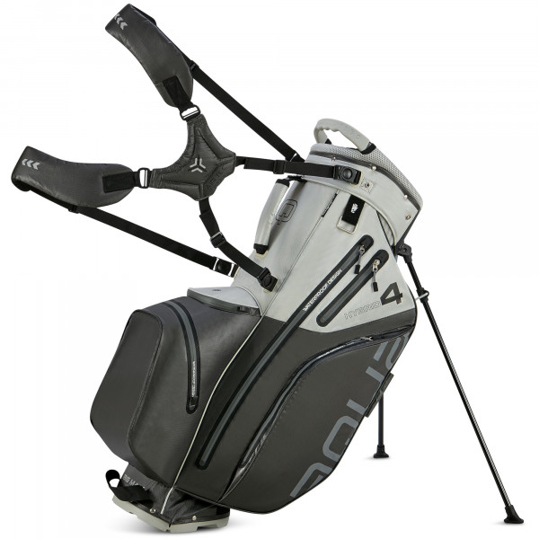 Big Max Aqua Hybrid 4 Waterproof Standbag, Grey / Silver