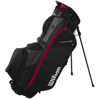Wilson Feather Standbag, Schwarz / Grau / Rot