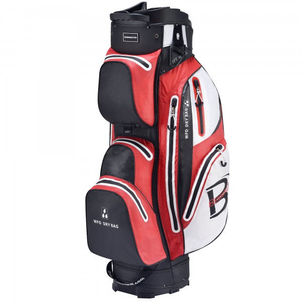Bennington WFO Waterproof Cartbag, Rot / Schwarz / Weiß