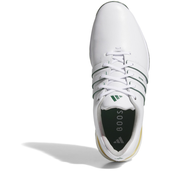 Adidas 2025 Tour 360 Herren Golfschuhe, Weiß / Gelb / Grün