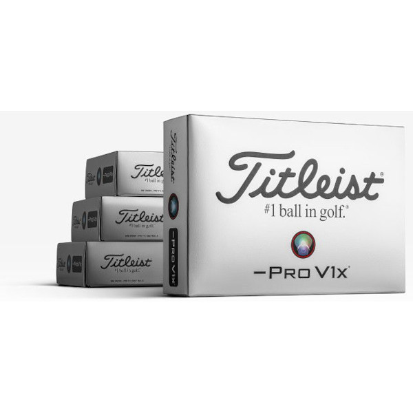 Titleist 3+1 Pro V1x Left Dash Golfbälle 2025, Vorteilspack, 48 Stück