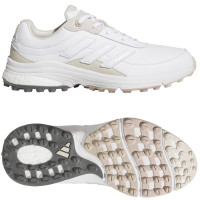 Vorschau: Adidas 2025 Zoysia Damen Golfschuhe, Weiß / Hellbraun Vorschau: Adidas 2025 Zoysia Damen Golfschuhe, Weiß / Hellbraun