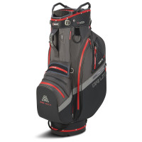 Big Max Dri Lite V-4 Waterproof Cartbag, Grau / Schwarz / Rot