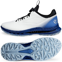 Ecco Biom C5 GTX BOA Herren Golfschuhe, Weiß / Schwarz / Blau