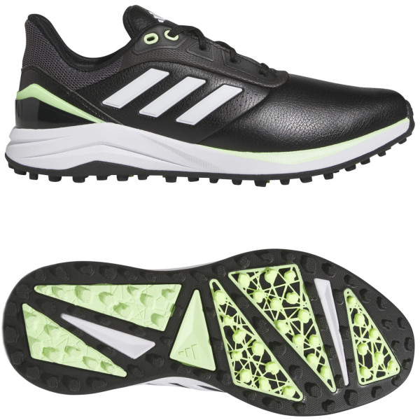 Adidas Solarmotion 2024 Herren Golfschuhe, Schwarz / Weiß / Grün
