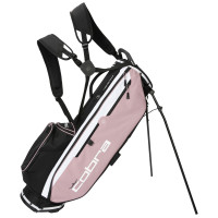 Cobra Ultralight Pro Damen Standbag, Schwarz / Rosé / Weiß