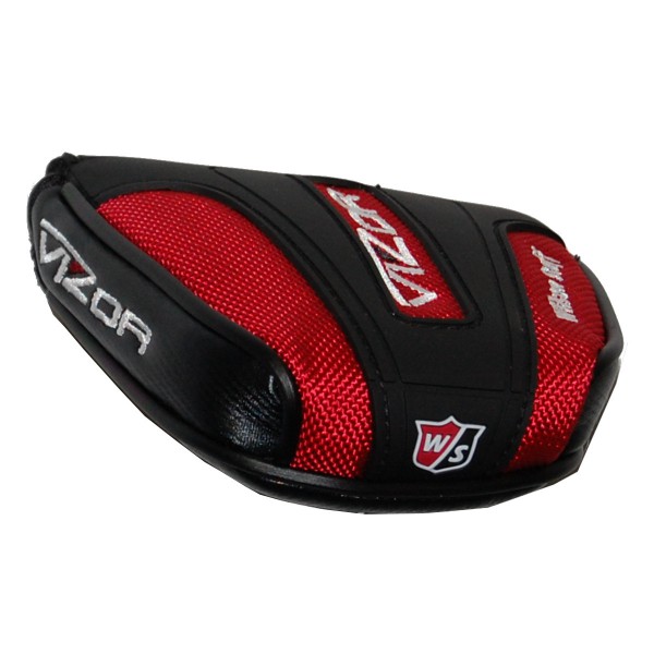Wilson Staff Vizor Putter Headcover, Schwarz / Rot