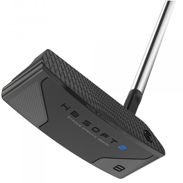 Cleveland HB Soft 2 Black Putter, #8S Slant Neck, Rechtshand