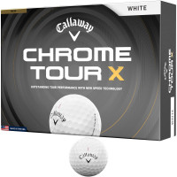 Callaway 2026 Chrome Tour X Golfbälle, Weiß, 12 Stück