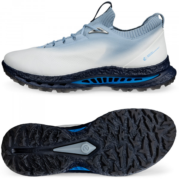 Ecco Biom C5 GTX Herren Golfschuhe, Weiß / Blau / Schwarz