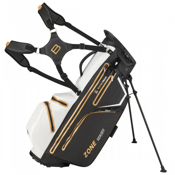 Bennington 2025 Zone 14 Waterproof Standbag, Black / White / Gold