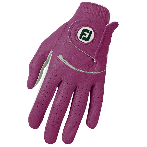 FootJoy Spectrum Golfhandschuh, Lila, Damen - Links getragen