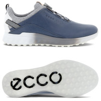 Ecco S-Three GTX BOA Herren Golfschuhe, Blau / Grau / Weiß