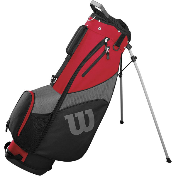 Wilson Pro Staff SGI Standbag, Rot / Schwarz / Grau