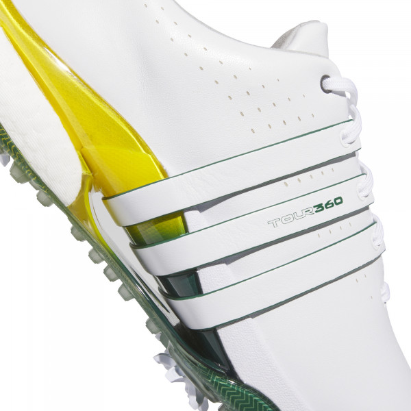 Adidas 2025 Tour 360 Herren Golfschuhe, Weiß / Gelb / Grün