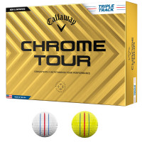 Callaway 2024 Chrome Tour Golfbälle, Triple Track, 12 Stück