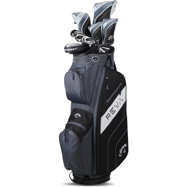 Callaway REVA 2025 Damen Komplettset / Golfset, Schwarz, Linkshand