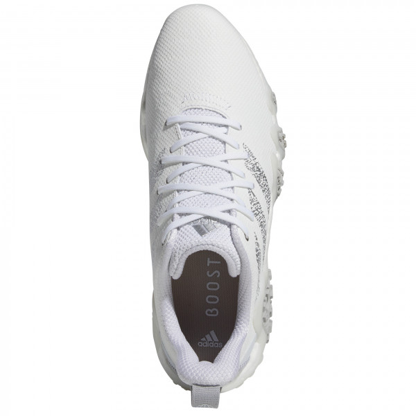 Adidas CodeChaos 2024 Herren Golfschuhe, Weiß / Silbergrau