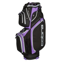 Cobra Ultralight Damen Cartbag, Schwarz / Violett / Silber