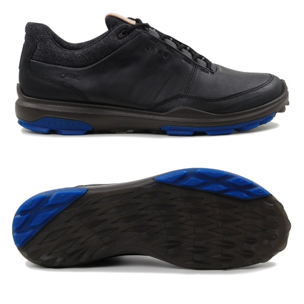 Ecco Biom Hybrid 3 GTX Herren Golfschuhe, Schwarz / Blau