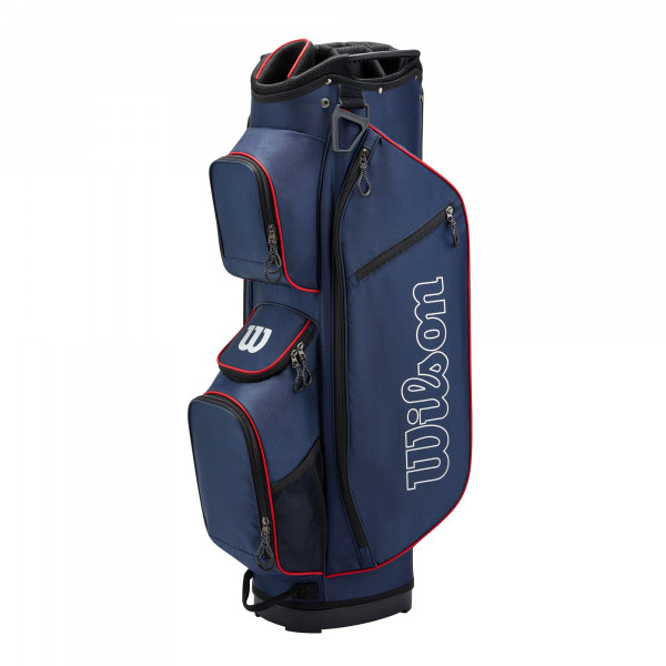 Wilson Pro Staff Cartbag, Blau / Rot