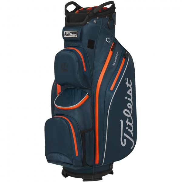 Titleist 2026 Cart 14 StaDry Waterproof Cartbag, Monterey / Flame / Marble